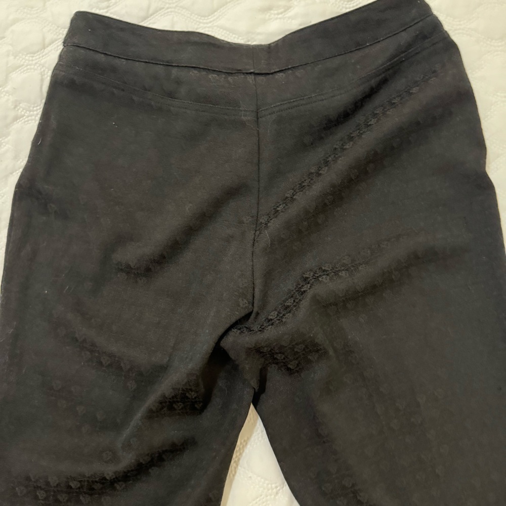 Anne Klein A LINE Size 8 Black Career Pant beautiful design in weave - Picture 9 of 9
